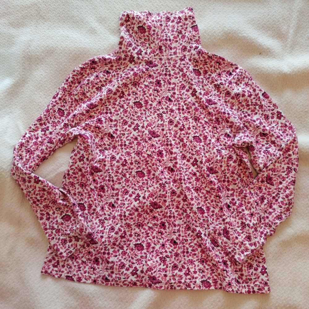 🎁Pink Floral Turtleneck🎁